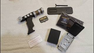 The Cage Laser Pistol & Star Trek II Starfleet Communicator Unboxing