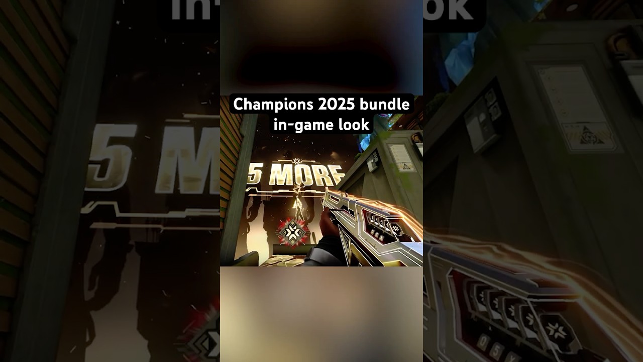 The 2025 VALORANT Champions bundle in your shop soon.