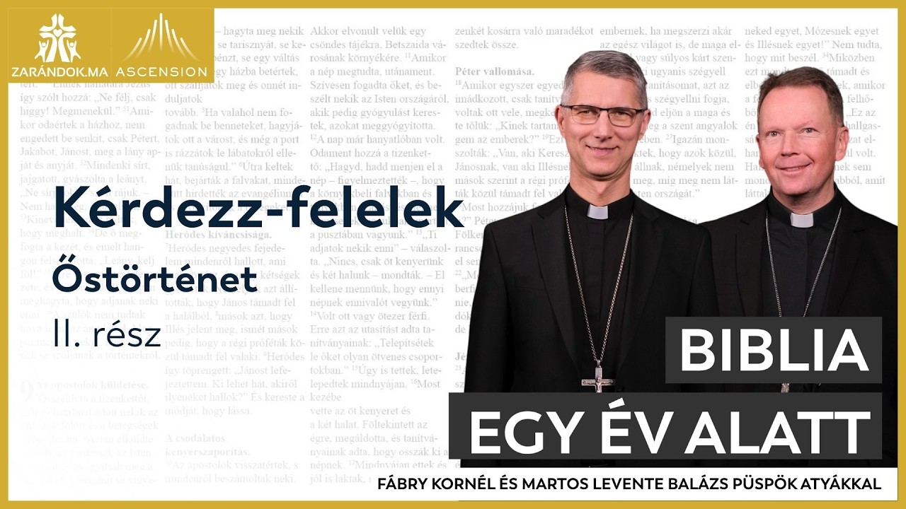 Az Őstörténet nagy kérdései – Biblia egy év alatt podcast kérdezz-felelek