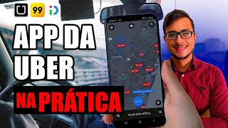 [MOTORISTA UBER INICIANTE] Como funciona o APP da UBER na PRÁTICA 2021