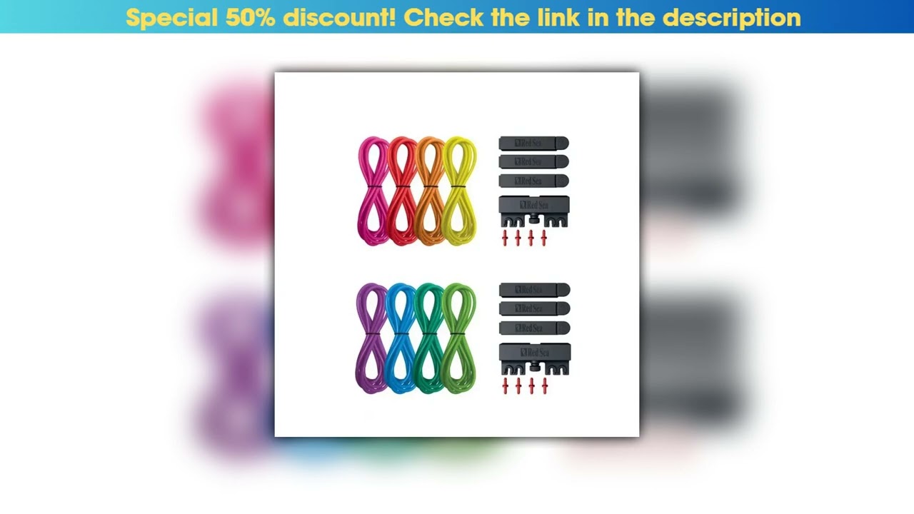 First Look Red Sea Aquatic Reef Dose Wireless Dosing Pump Accessories Kit  (Red/Yellow) & (Blue/Gre