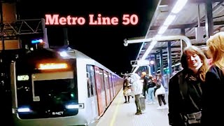 Metro Line 50  Amsterdam South Subwaymetro Station  Friday 11 Feb 2022  0753 Pm 4c
