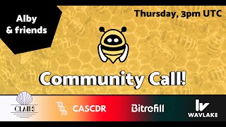Alby Community Call! 📞🐝 Wavlake, Bitrefill, Clams, Cascdr
