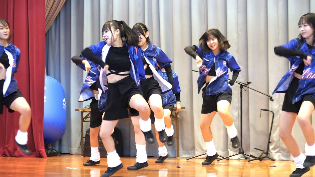 【チアダンス】Leap-Blue(リープブルー) 「DRUM GO DUM」(K/DA) 第6回 青学祭(青池学園) 3曲目 横動画 2024年11月2日