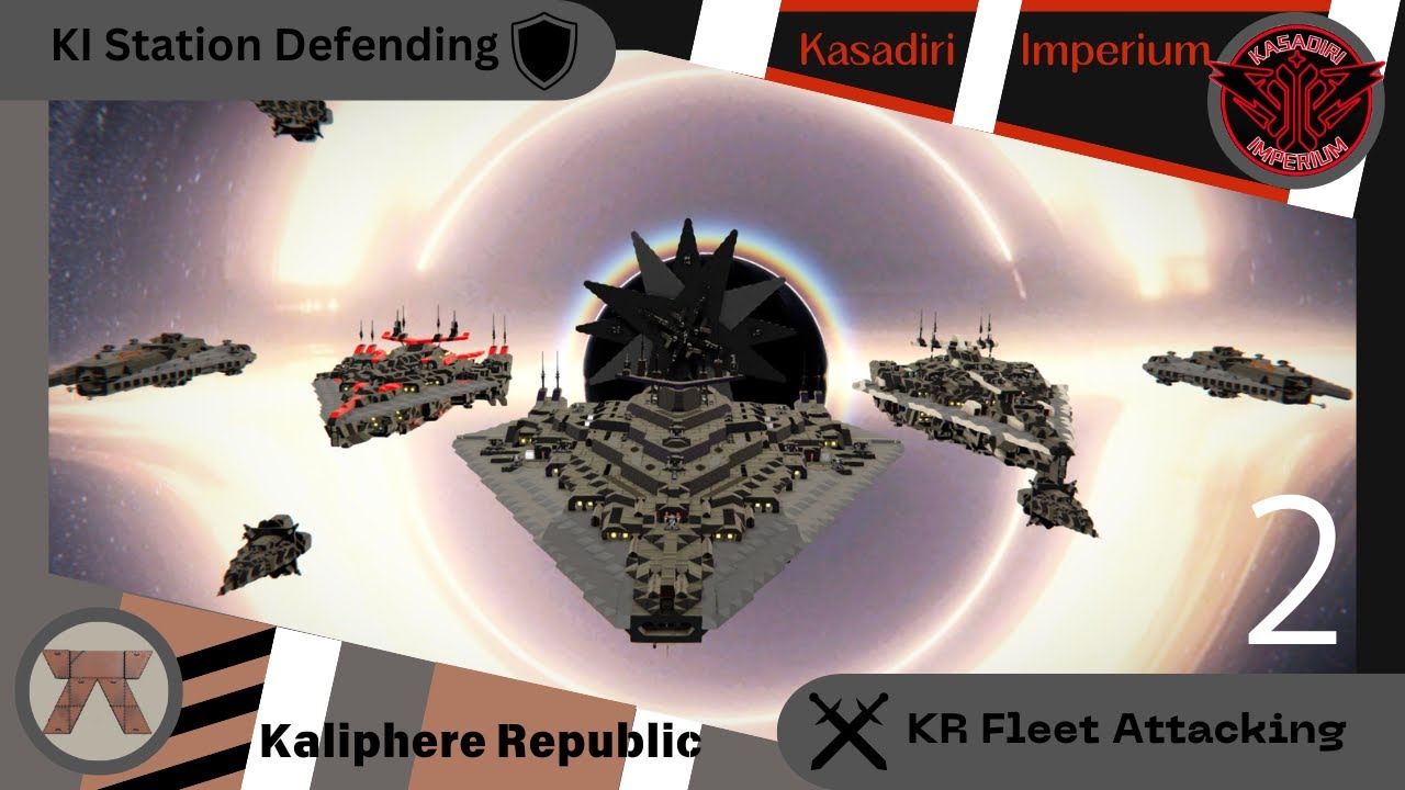 KI vs KR - Black Hole Station Battle - Space Engineers PvP - YouTube