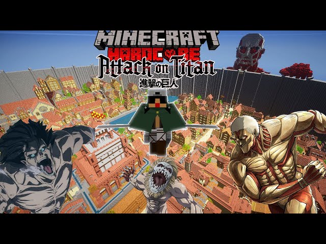 MÌNH SINH TỒN 100 NGÀY TRONG MINECRAFT ATTACK ON TITAN SIÊU KHÓ ! class=