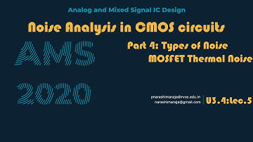 Noise Part 4.2: MOSFET Thermal Noise