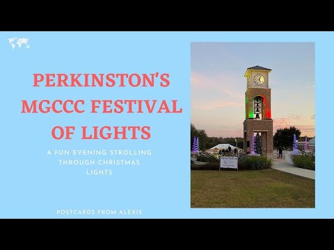 WE WENT TO THE PERKINSTON MGCCC FESTIVAL OF LIGHTS