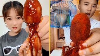 ASMR Amazing Spicy Octopus Eating Show Compilation #31