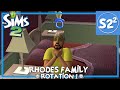 🥺 ROTATION 1 - RHODES FAMILY | SERVICE AREA | THE SIMS 2 🥺