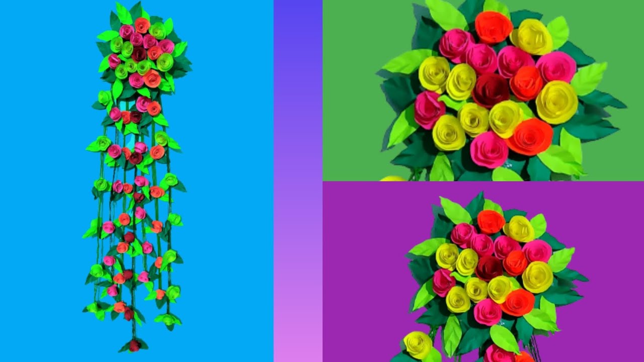 wall-hanging-paper-crafts-home-decoration-ideas-wallmate-youtube