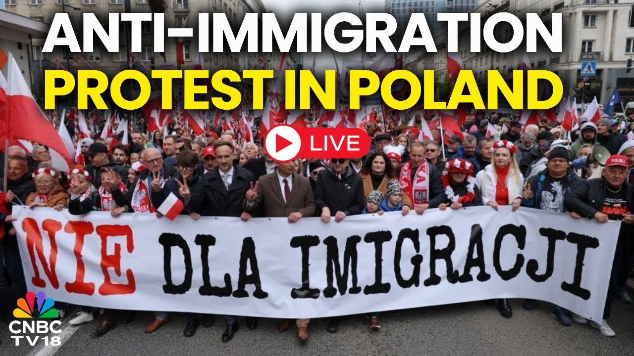 Poland LIVE: Anti-Immigration Rally In Warsaw: Law & Justice Party Mobilizes Supporters | N18G