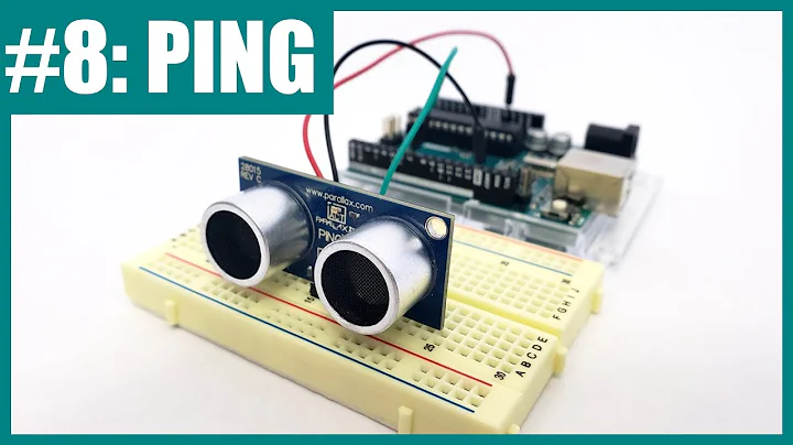 PING Ultrasonic Distance Sensor and Arduino (Lesson #8)