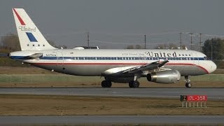 RETROJET - United Airlines 'Friend Ship' A320-232 [N475UA] Takeoff from Calgary Airport ᴴᴰ