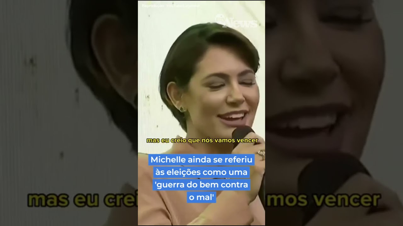 Michelle Bolsonaro diz que Planalto era "consagrado a demônios" #Shorts