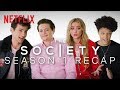 The Society Cast Recaps Season 1 | *Lots of Spoilers* | Netflix