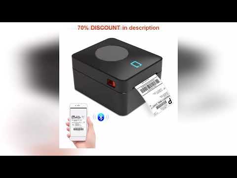 A must-have product! Bluetooth Thermal Label Printer,4X6 Shipping Label Printer for Shipping Packa