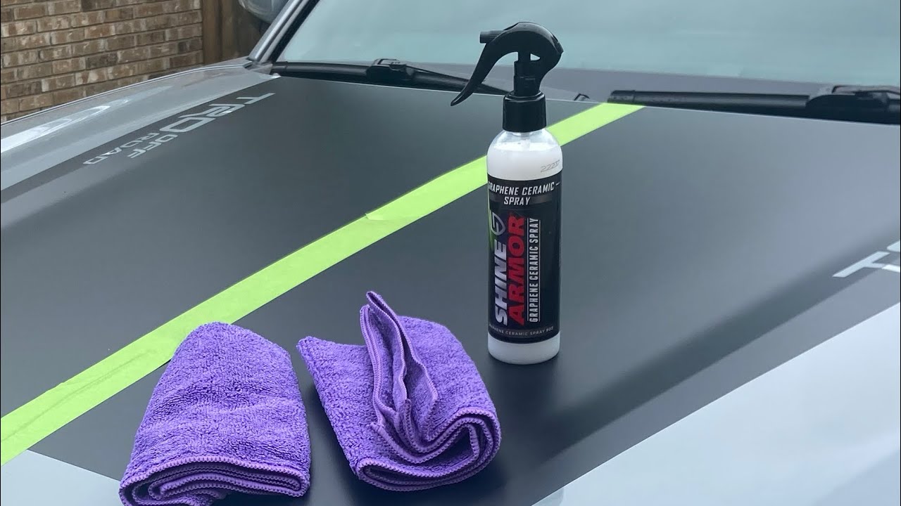 Does Shine Armor Graphene Ceramic Spray Work? #shinearmor (SHINE