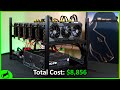 RTX 3080 Mining Rig Build | 600 MH/s and 1500 Watts!!