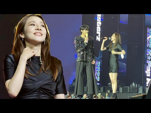 Sandara Park sang 2ne1's song with Bambam, thanked him for inviting her on stage with him!