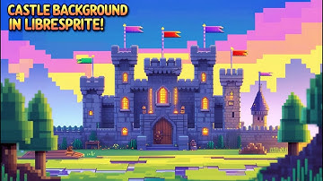 Create a Stunning Castle Background in LibreSprite | Pixel Art Tutorial