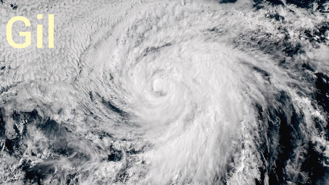 Hurricane Gil Geocolour Satellite Imagery