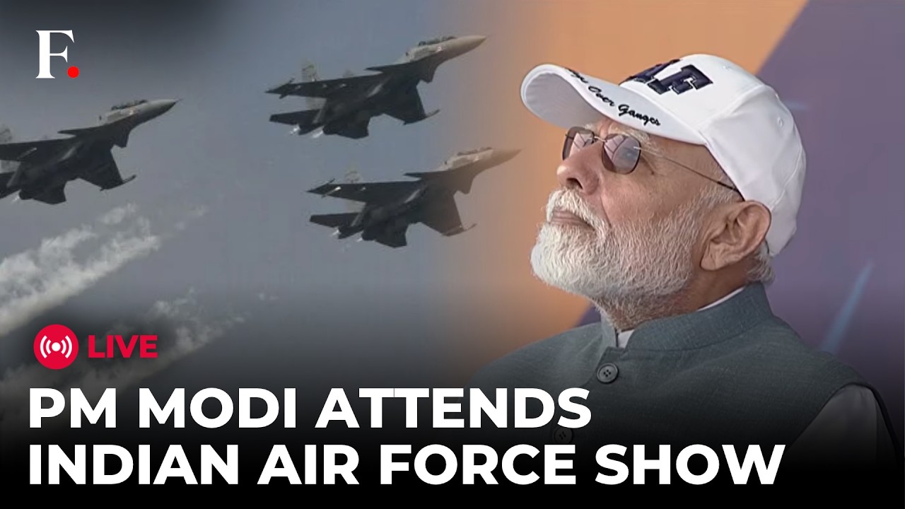 PM MODI LIVE: Indian PM Narendra Modi Witnesses 'Wings Over Ganga' Indian Air Force Aerial Display thumbnail
