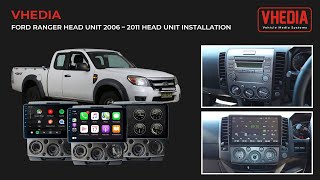 Ford Ranger Head Unit 2006 – 2011 Head Unit Installation