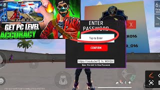 GET PC LEVEL ACCURACY NEW CRAFTLAND MAP PASSWORD 🔑🔑 | FREE FIRE HEADSHOT TRAINING 🎯