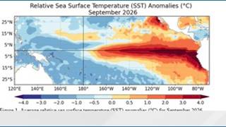NOAA’s monthly update keeps the odds high for a very strong El Niño for this winter season