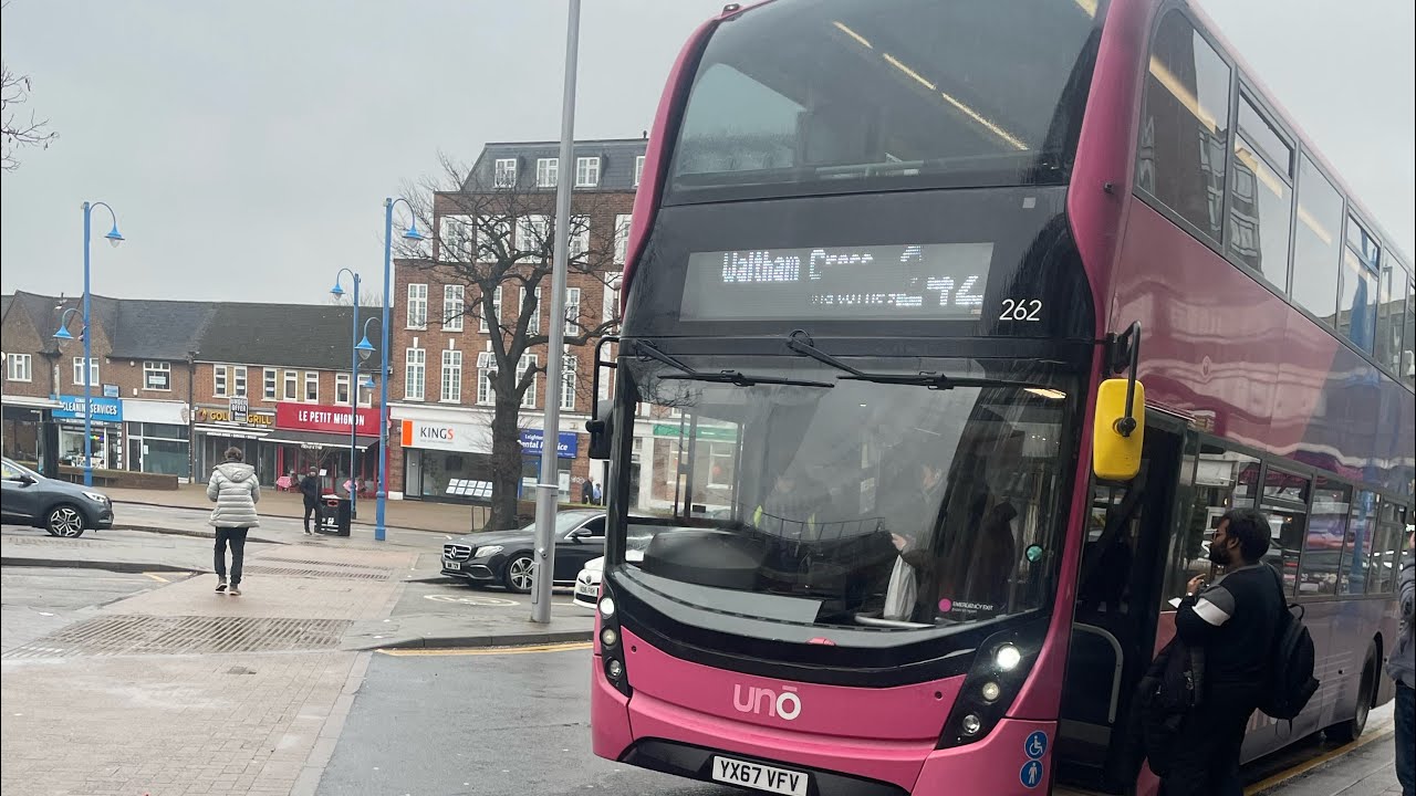 TURBO LEAK!! Uno ADL Enviro400 MMC 262 YX67 VFV on Route 242