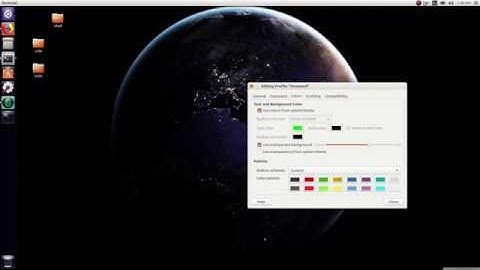 How to transparent background your terminal in ubuntu.