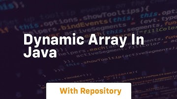 dynamic array in java