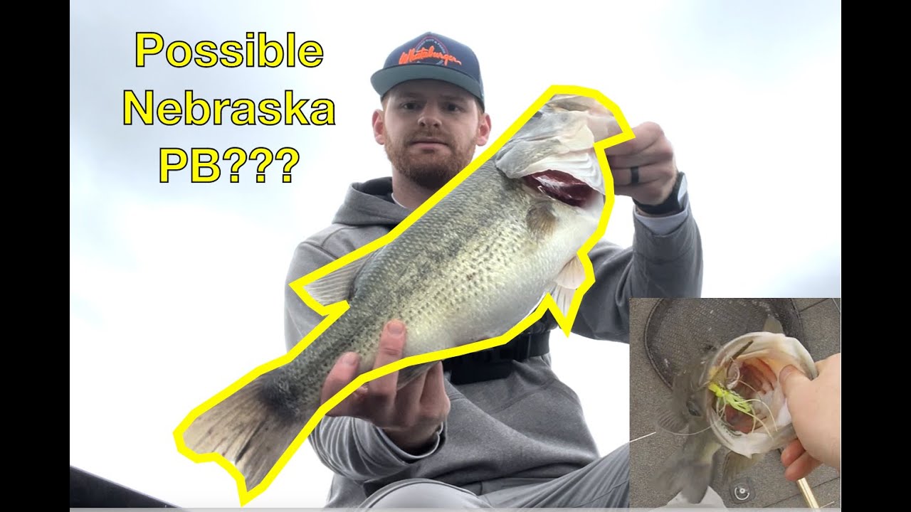 Possible Nebraska PB Largemouth?? Prespawn Bass Fishing with
