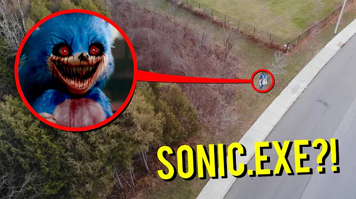 DRONE CATCHES SONIC.EXE AT HAUNTED FOREST RUNNING ...