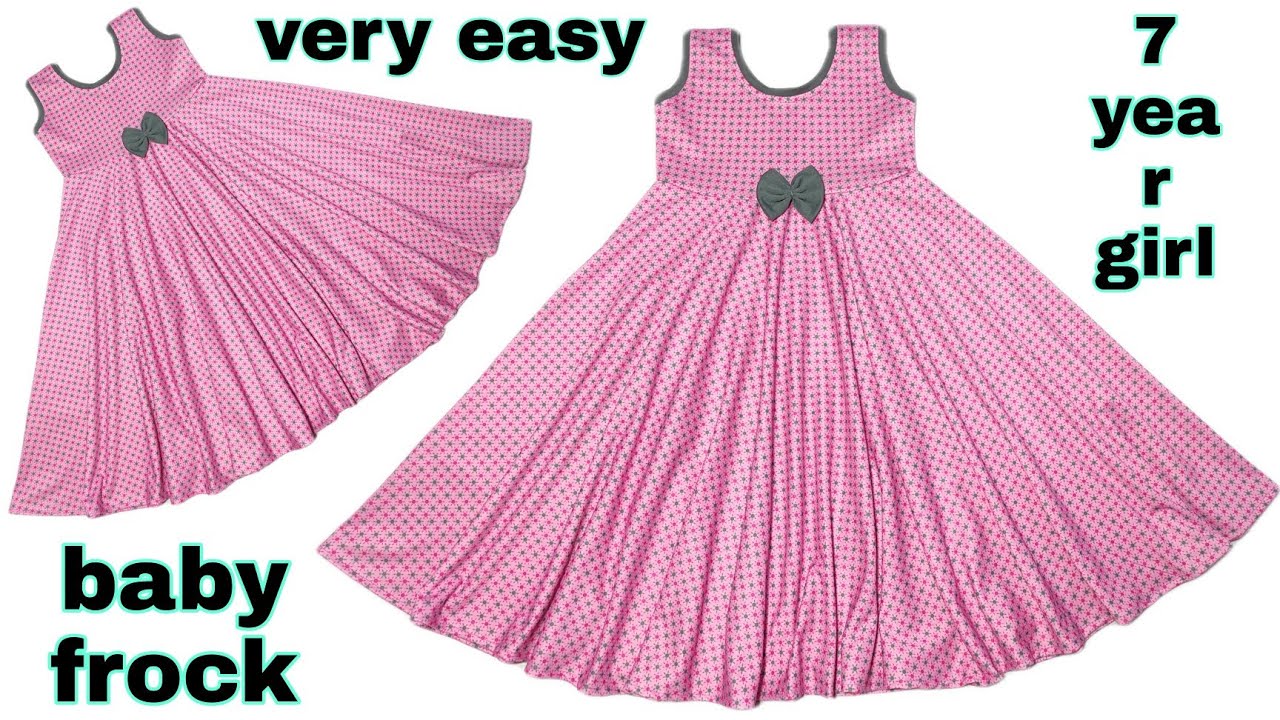 Baby Frock Cutting And stitching | Baby Frock Designs - YouTube