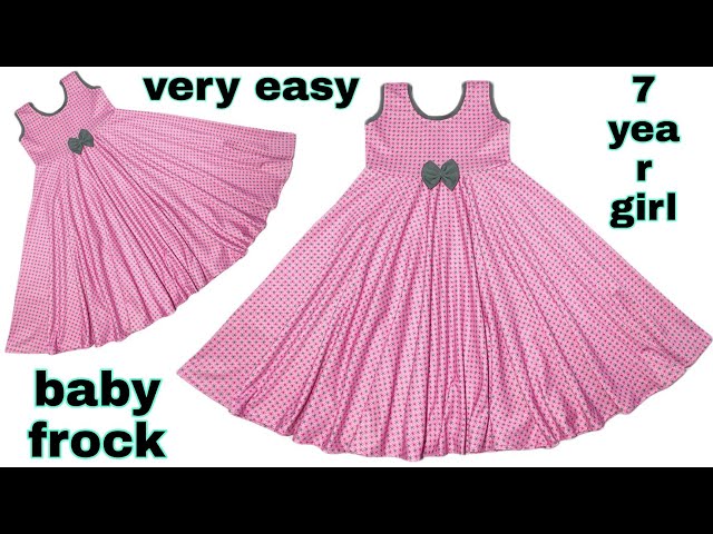 DIY Cute Baby Girls Designer Frock Picasso Baby Robe Sewing Patterns F... |  Kids frocks design, Baby girl christmas dresses, Baby dress