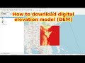 Gambar cover QGIS Part8 - How to download digital elevation model DEM