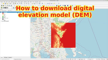 QGIS Part8 - How to download digital elevation model (DEM)