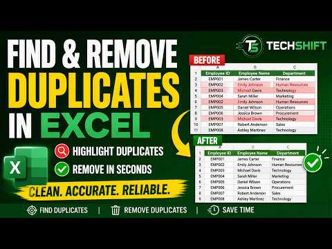 Find and Remove Duplicates in Excel in 3 Minutes