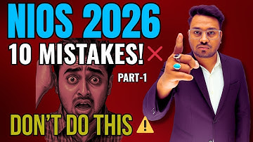 NIOS Admission 2025🔥 10 Big Mistakes to Avoid | NIOS Admission Scam Truth | Full Process Guide