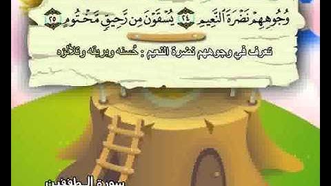 المصحف المعلم الصديق المنشاوي ::: سورة المطففين