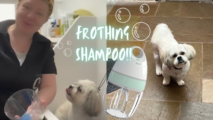 Frothing tutorial! Why do we froth shampoo & conditioner,  Code: JAFroth5, By Pupparazzi Pets