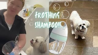 Frothing shampoo.. helping you save on pet shampoo!! | Mini Mixer | Dog Grooming UK