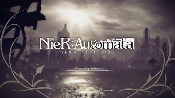 Nier: Automata Title Screen but it