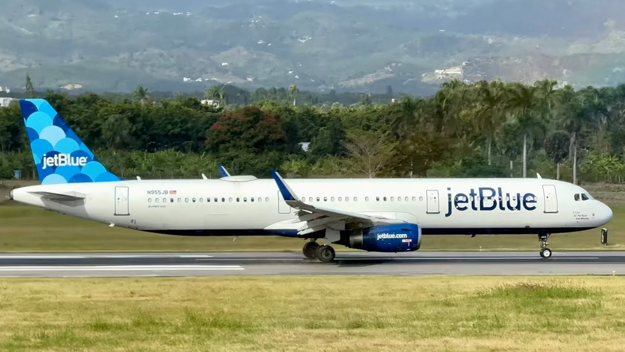 DESPEGUES A MAXIMA POTENCIA EN EL AEROPUERTO INTERNACIONAL DEL CIBAO | #planespotting #aviation 