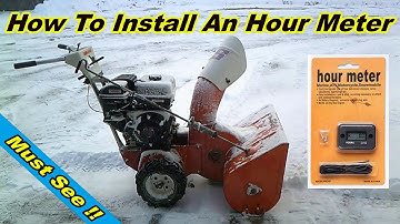 Hour Meter Snow blower, Lawnmower, Automobile, Motorcycle, Truck / Engine Hour meter