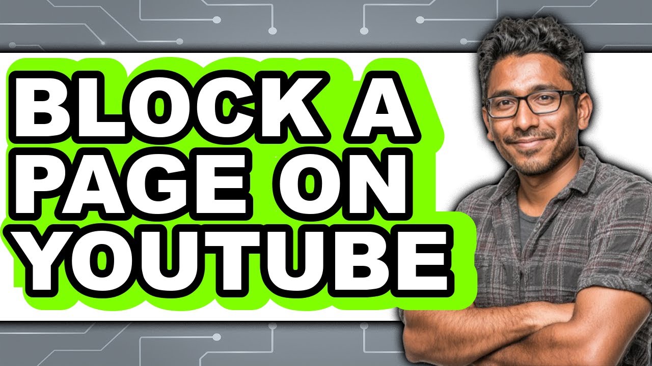How to Block a Page on Youtube - Step by Step - YouTube