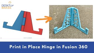 Print in Place Hinge in Fusion 360 by Desktop Makes 29,420 views 1 year ago 17 minutes