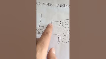 Wiring diagram for Loud horn